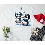 Pingouins Boules de neige1