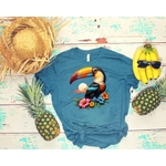 Oiseau Toucan Fleurs1