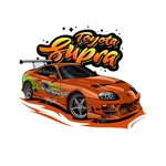 voiture supra transfert thermocollant impression dtf flex textile