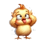 poulet humour transfert thermocollant impression dtf flex textile