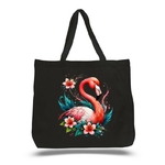 Flamant Roses Fleurs2
