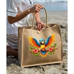 Perroquet Branche Fleurs2