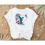 Colibris Fleurs Coeur1