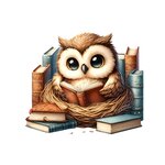 hibou livres transfert thermocollant impression dtf lfex textile