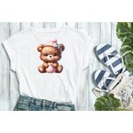 Ourson Bonnet Rose1