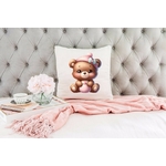 Ourson Bonnet Rose2