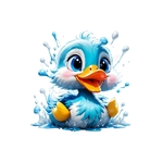 canard joue eau transfert thermocollant impression dtf flex textile