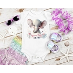 Elephant Welcome Baby Fille1