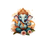 Elephant zen transfert thermocollant impression DTF flext textile