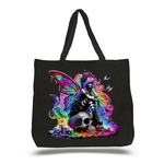 Fée Crânes Rainbow transfert thermocollant impression dtf flex textile t-shirt femme homme enfant sac shopping mains sport
