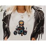 Homme Lunettes Moto transfert thermocollant impression dtf flex textile t-shirt homme femme enfant sweat débardeur top