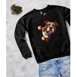chien caché transfert thermocollant impression dtf flex textile pull sweat homme femme enfant