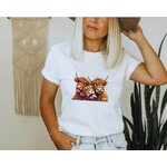 vaches grimaces humour transfert thermocollant impression dtf flex textile t-shirt femme homme enfant sweazt pull débardeur top