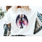 femme ailes transfert thermocollant impression dtf flex textile t-shirt femme homme enfant sweat pull