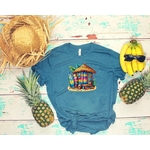 cabane planches couleurs transfert thermocollant impression dtf lfex textile tshirt femme homme enfant sweat pull bouson veste jeans