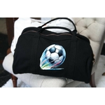 Ballon Foot Transfert thermocollant impression dtf flex textile sac sport shopping mains dos plage