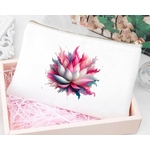 Lotus Peinture transfert thermocollant impression dtf flex textile trousse maquillage école accessoires déco