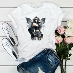 femme ailes elfe transfert thermocollant impression dtf flex textile tshirt femme homme enfant blouson veste jeans sweat pull