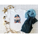 gnome appareil photo transfert thermocollant impression dtf flex textile tshirt homme femme enfant bébé sweat débardeur top pull veste