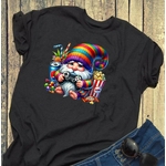 gnome gamer transfert thermocollant impression dtf flex textile t-shirt femme enfant homme sweat pull top veste jeans