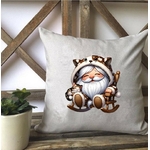 gnome chat transfert thermocollant impression dtf flex textile coussin oreillers accessoires déco