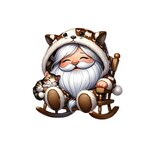gnome chat transfert thermocollant impression dtf flex textile