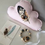 Plume Loup Ours Cerf Transfert thermocollant impression dtf flex textile oreillers coussin déco accessoire