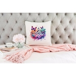 Notes Partition Papillons Transfert thermocollant impression dtf flex textile coussin oreillers accessoire déco