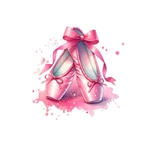Petits Chaussons Danse Transfert thermocollant impression dtf flex textile