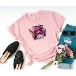 Just Love Makeup transfert thermocollant impression dtf flex textile t-shirt femme enfant homme top jeans veste sweat