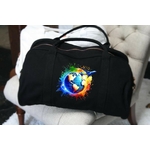 Planète Avion transfert thermocollant impression dtf flex textile sac voyage dos sport shopping mains plage