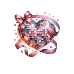 coeur facettes ruban transfert thermocollant impression dtf flex textile