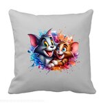 tom jerry transfert thermocollant impression dtf lfex textile coussin oreillers accessoire déco