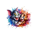 tom jerry transfert thermocollant impression dtf lfex textile