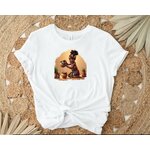 Petite Fille Jarre Eau transfert thermocollant impression dtf flex textile t-shirt femme homme enfant pull sweat veste jeans