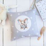 Lapin Balançoire transfert thermocollant impression dtf flex textile coussin oreillers accessoires déco