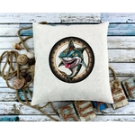Requin Tatouages Oeil transfert thermocollant impression dtf flex textile coussin oreillers accessoires déco