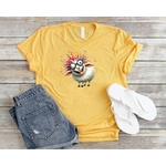 mouton cheveux humour transfert thermocollant impression dtf flex textile t-shirt femme enfant homme pull sweat veste jeans