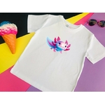 axolotl transfert thermocollant impression dtf flex textile t-shirt enfant femme homme jogging sweat pull veste jeans pantalon