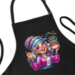 Mamie gâteau anniversaire transfert thermocollant impression dtf flex textile tablier accessoires déco