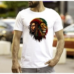 bob marley lion transfert thermocollant impression dtf flex textile t-shirt homme débardeur sweat veste jeans blouson