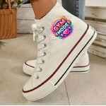 Mode Gym transfert thermocollant impression dtf flex textile chaussure basket tennis sneakers