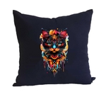 Tête Chat Magnique Couleurs transfert thermocollant impression dtf flex textile coussin accessoires déco oreiillers