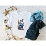 Marin Bateau transfert thermocollant flex textile t-shirt sweat veste jean vêtement femme homme enfant