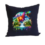 Dinosaure Paysage Montagnes transfert thermocollant flex textile coussin déco oreiller