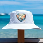 Avions Voyage Terre Coeur transfert thermocollant flex textile bob casquette chapeau