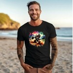 Quad transfert thermocollant flex textile t-shirt homme enfant femme débardeur sweat jean polo