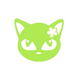 Tete Chat Fleur Motif Thermocollant Animaux Chats Flex Textile