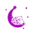 ourson lune motif thermocollant