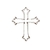 croix simple motif thermocollant